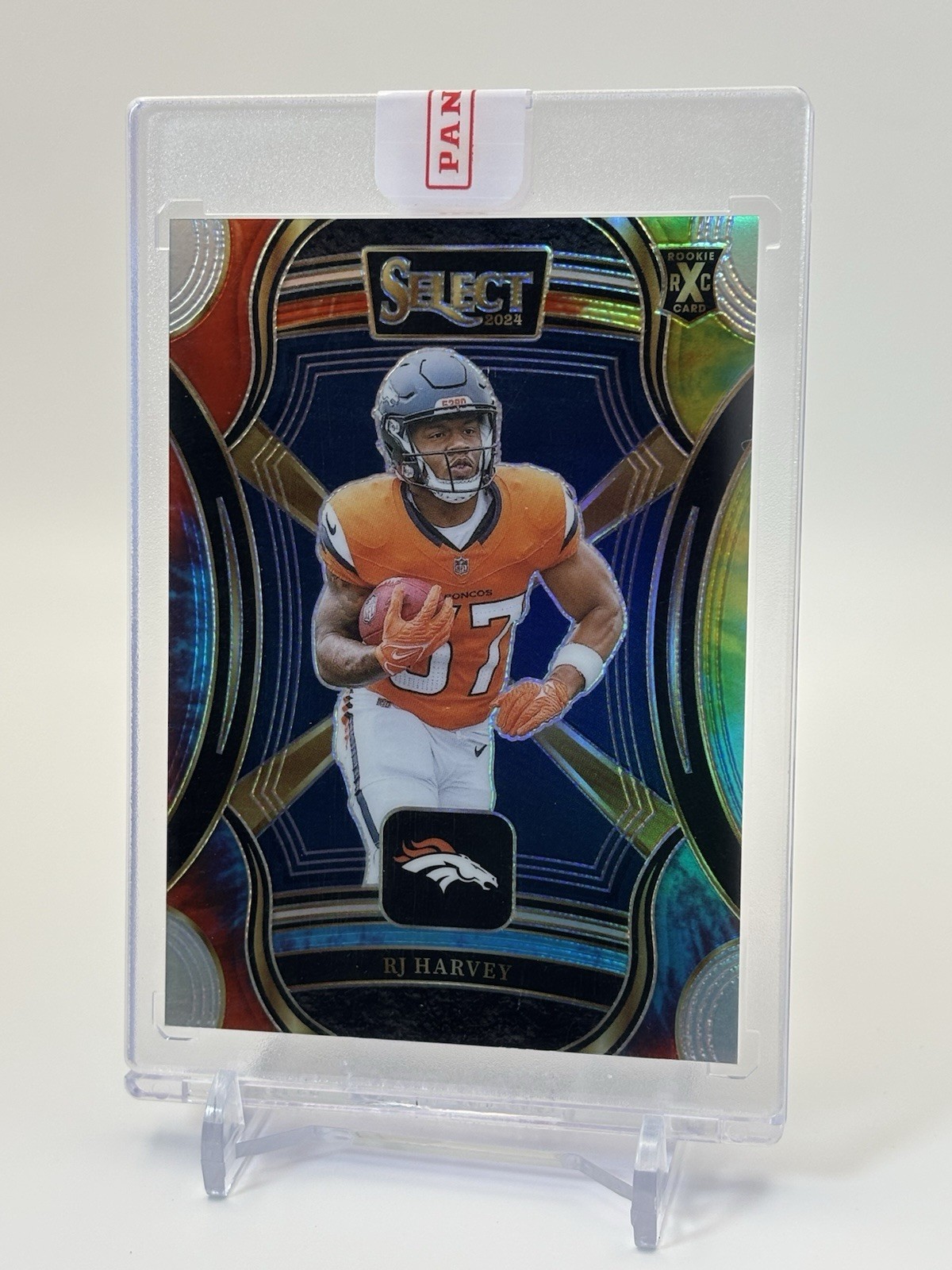 2024 Panini Select - RJ HARVEY XRC TIE-DYE PRIZM /25 RC - ROOKIE CARD #510