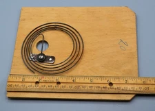 Vintage Cuckoo Clock Back Door With Gong Spring 6 1/2 X 7 1/2 West Germany  1971