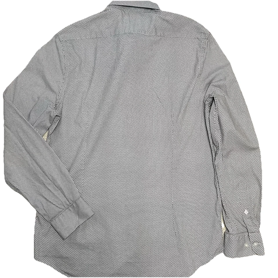 Camisa de vestir extra ajustada Express para hombre multicolor, azul, marrón talla mediana Foto 2 de 4