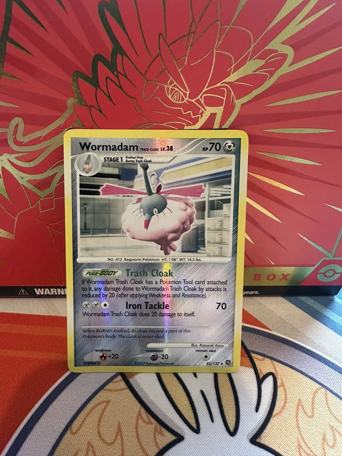 Wormadam Trash Cloak 43/132 reverse HOLO💎NEAR MINT💎Secret Wonders Pokemon Card