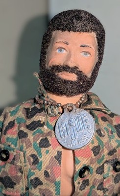 Vintage G.I. Joe Land Adventurer | Action Figure | Hair & Beard