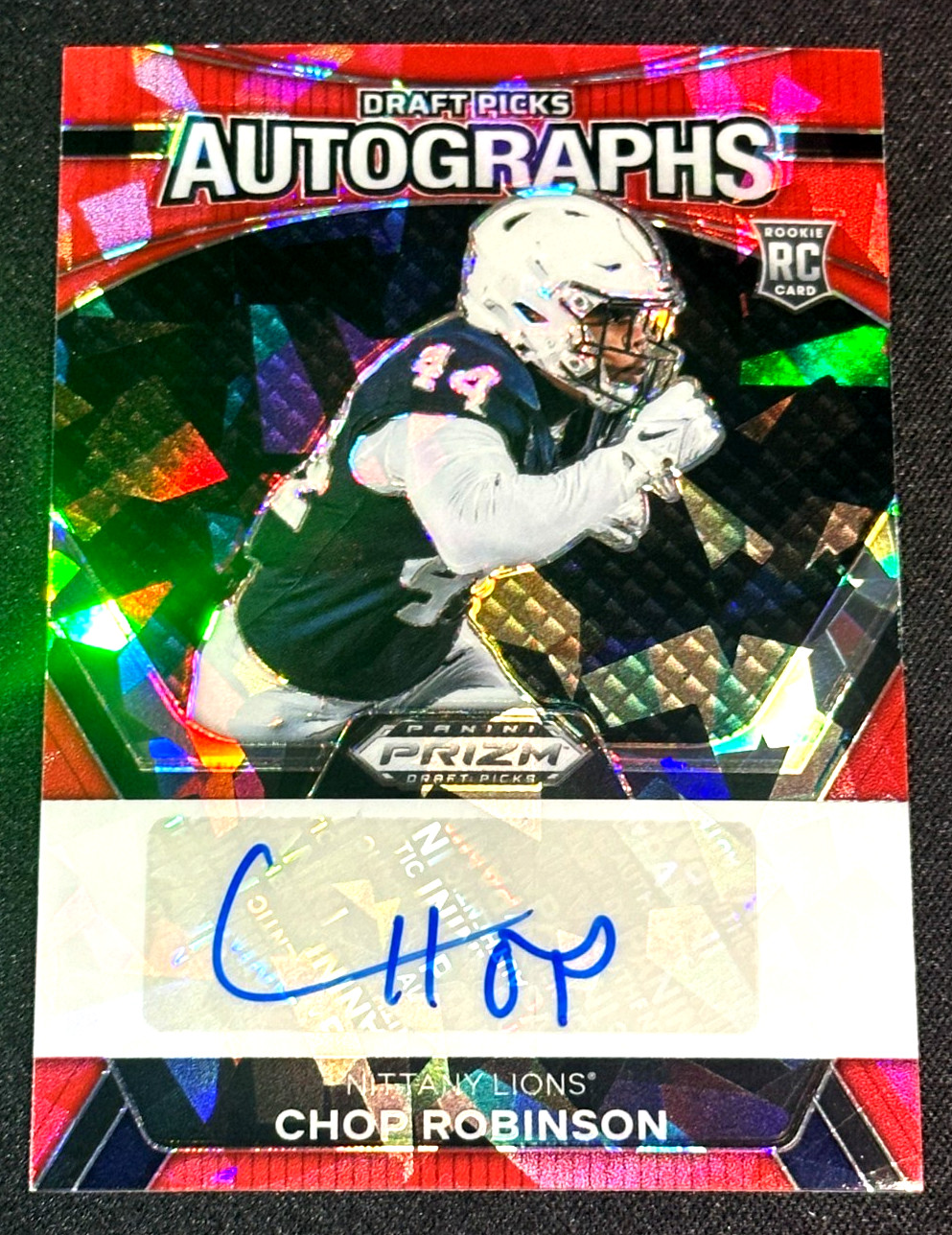 2024 Panini Prizm Draft Picks Autographs Chop Robinson Card DPA-CRN