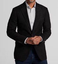 Geoffrey Beene Men  s Size 46R Black 2-Button Blazer