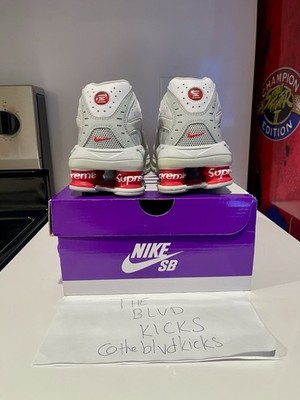 2022 SUPREME x NIKE SHOX RIDE 2 SP WHITE 11.5 | eBay