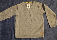 ZARA Kids  The Good Things  Gray Knit V-Neck Sweater Size 3-4Y / 110 cm 