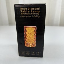 Rose Diamond Table Lamp USB Charging Crystal LED Lamp 16 Color Remote New