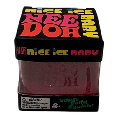 Authentic NeeDoh Nice Ice Baby Pink Schylling NIB Squeeze Cube squishy Nee Doh