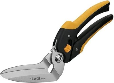 Stedi 22cm Teppichschere, Hochleistungs-Schere Universalschere Gezackten Klingen