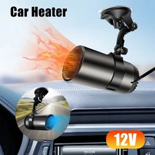 Car Heater 2-in-1 Windshield Defogger Defroster 150W w/ Suction Holder Portable