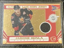 2003-04 Jerome Iginla Gold Pacific Prism Jersey #107.  #’d 0328/1185
