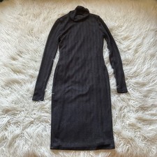 WHBM RIBBED TURTLENECK SHEATH DRESS
