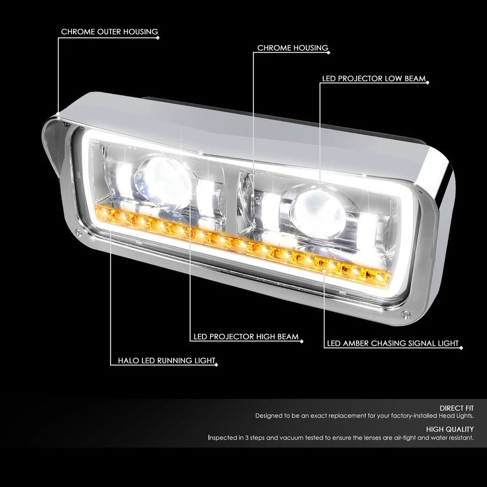 ДЛЯ 01-12 ФРАХТОВАТЕЛЯ CLASSIC/XL ПОСЛЕДОВАТЕЛЬНЫЙ СИГНАЛ LED DRL ПРОЖЕКТОР ФАРЫ - Изображение 2 из 4
