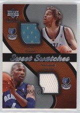2007-08 Sweet Shot Swatches Memorabilia Pau Gasol Stromile Swift #SW-SG HOF 05fy