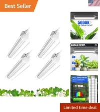 5000K V-Shape Indoor Grow Light Strips - 192 LED, Linkable Plant Lighting