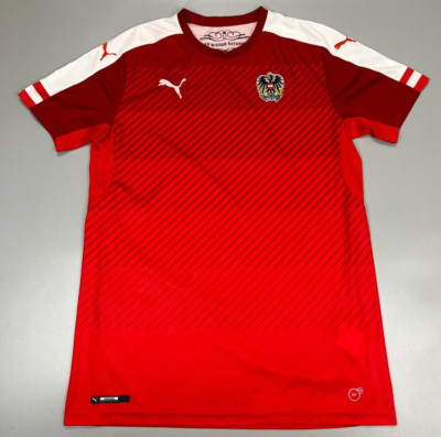 AUSTRIA NATIONAL TEAM 2016/2017 HOME FOOTBALL SHIRT JERSEY SZ M