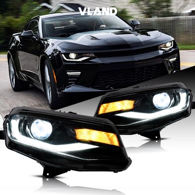 VLAND LED Scheinwerfer Für 2016 2017 2018 Chevrolet Chevy Camaro LT SS RS ZL LS
