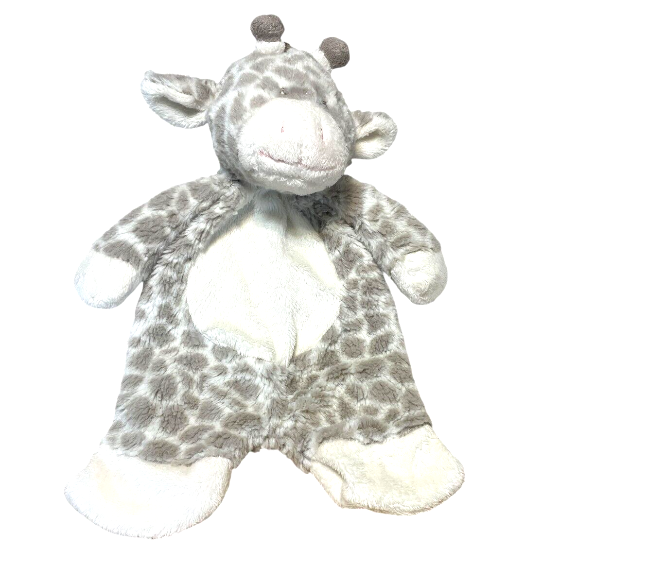 Ganz Baby Jamie Giraffe Flat-A Pat lovey plush gray/white soft security