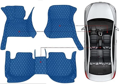 For Hyundai Elantra Luxury Custom Car Floor Mats Auto Carpets Liner Waterproof - Imagen 18 de 42