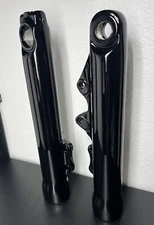HARLEY LOW RIDER BLACK OEM 2018 Up LOWER FORK LEGS SLIDERS 45500487 EXCHANGE