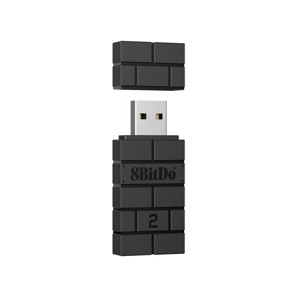 8Bitdo USB Wireless Bluetooth Adapter 2 for Windows Mac Raspberry Pi Switch