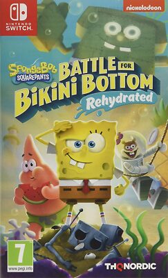 Spongebob Battle for Bikini Bottom Rehydrated Switch Brand New Sealed Sponge bob