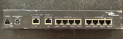 Rauland Borg 351004 8 Port Ethernet Switch with POE WD KI-2209