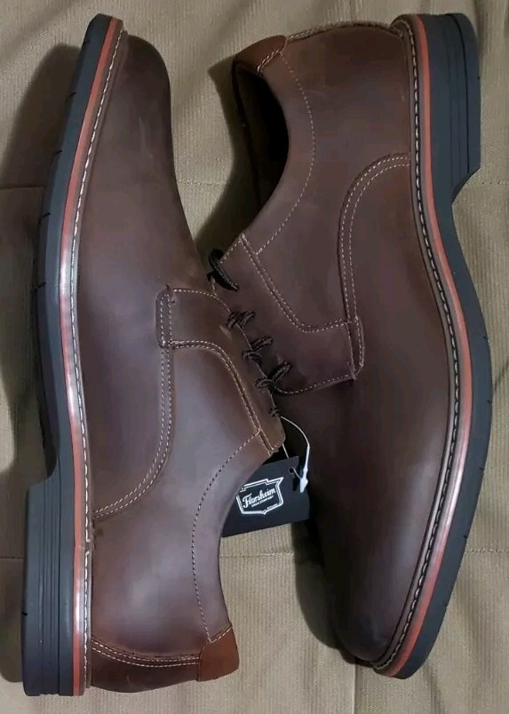 Florsheim Men’s Brown Suede Leather Oxford Norwalk Dress Shoes Preppy Business Florsheim Oxford Dress Shoes, Big & Tall – BigShoes main image 2