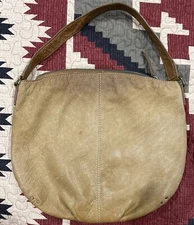 American Leather Co Tan Leather Shoulder/Crossbody Bag Soft Real