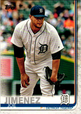 2019 Topps Series 1 #217 Joe Jimenez Detroit Tigers baseball card