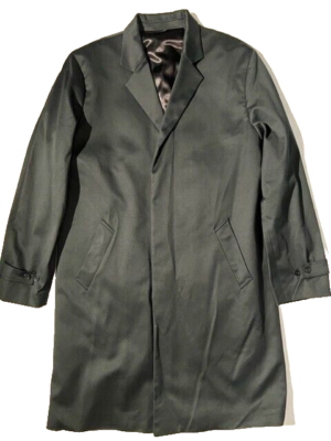 Vintage HELMUT LANG Archival Mens Black Cotton & Wool Coat sz 44