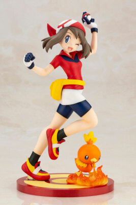 ポケモン★LEAF HARUKA HIKARI フィギュア　コトブキヤ Kotobukiya ARTFX J Pokemon Series Haruka with Torchic 1/8 Figure