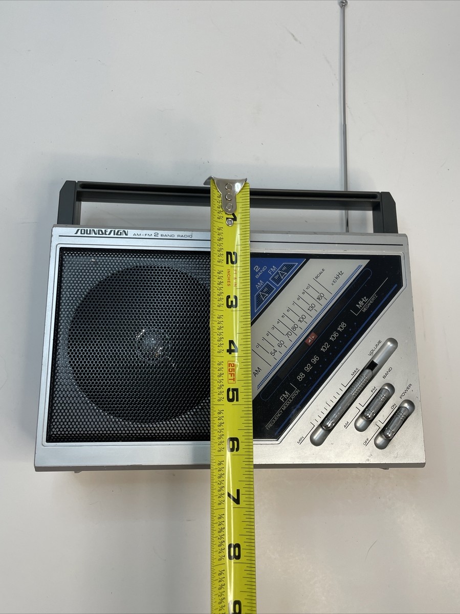Soundesign 2211 Vintage Radio portable am fm stereo | eBay