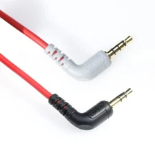 Right Angle 3.5mm TRS to TRRS SC7 Patch Cable for Rode VideoMic Video Micro-SYNC