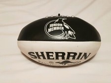 🔵AFL COLLINGWOOD MAGPIE SHERRIN FOOTBALL JUNIOR ADVERTISING PROMO MEMORABILIA