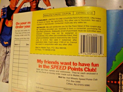 1990 New Rare Hot Wheels Mattel Racing Speed Bulletin Premiere Issue Magazine - Picture 6 of 7