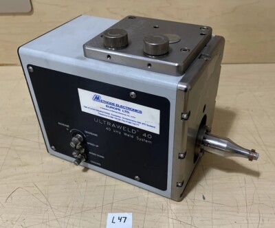 Preowned Amtech Branson Ultraweld 40 Ultrasonic Welder Head 40KHZ Weld System