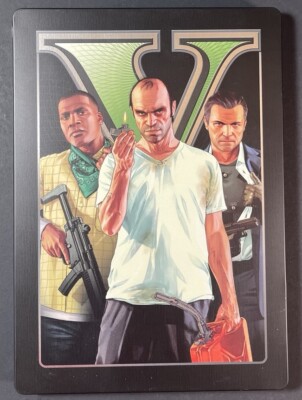 Grand Theft Auto V GTA 5 [ Special Edition STEELBOOK ] (XBOX 360) USED