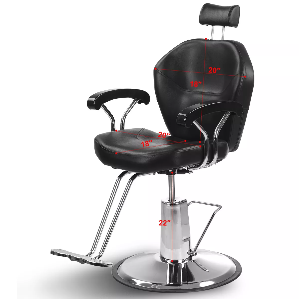 Nails Barber Chair Hairstylist Reclining Professional Cosmetic