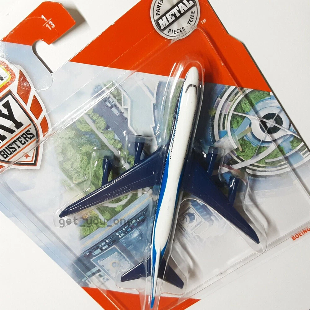 Matchbox Skybusters BOEING 747 400 Blue White 1 64 Plane Airliner