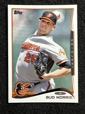 BUD NORRIS #543 2014 Topps Baseball QTY Baltimore Orioles