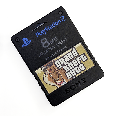 Grand Theft Auto PS2 PlayStation 2 Complete Saves San Andreas Vice 