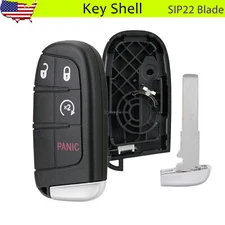 for 2015 2016 2017 2018 2019 2020 Jeep Renegade Compass Remote Key Fob Shell