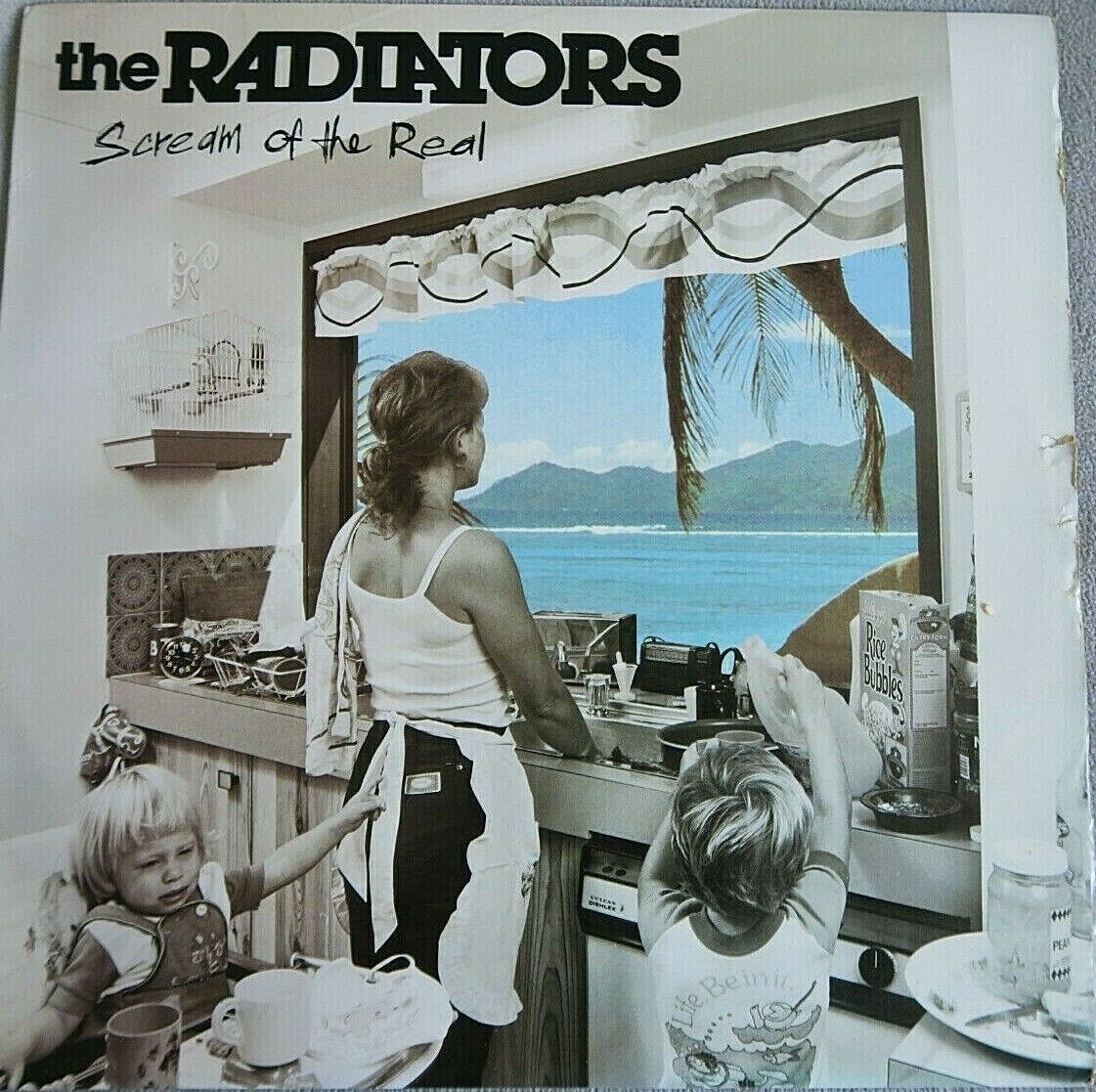 The Radiators Scream Of The Real Australia pressing 12'' vinyl Lp 1983