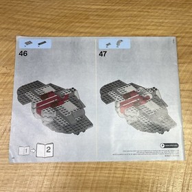 Lego Star Wars 7961 Book 1 & 2 Instructions Manual Booklet Guide Only