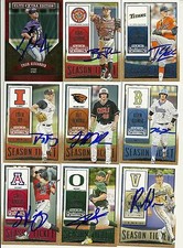 2015 Panini Contenders JOSH GRAHAM Signed Card BRAVES RC auto ROSEBURG, OR