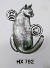 Jewelry Double Hat Robe Coat Bath WALL HOOK North River Mint Cat Kitty