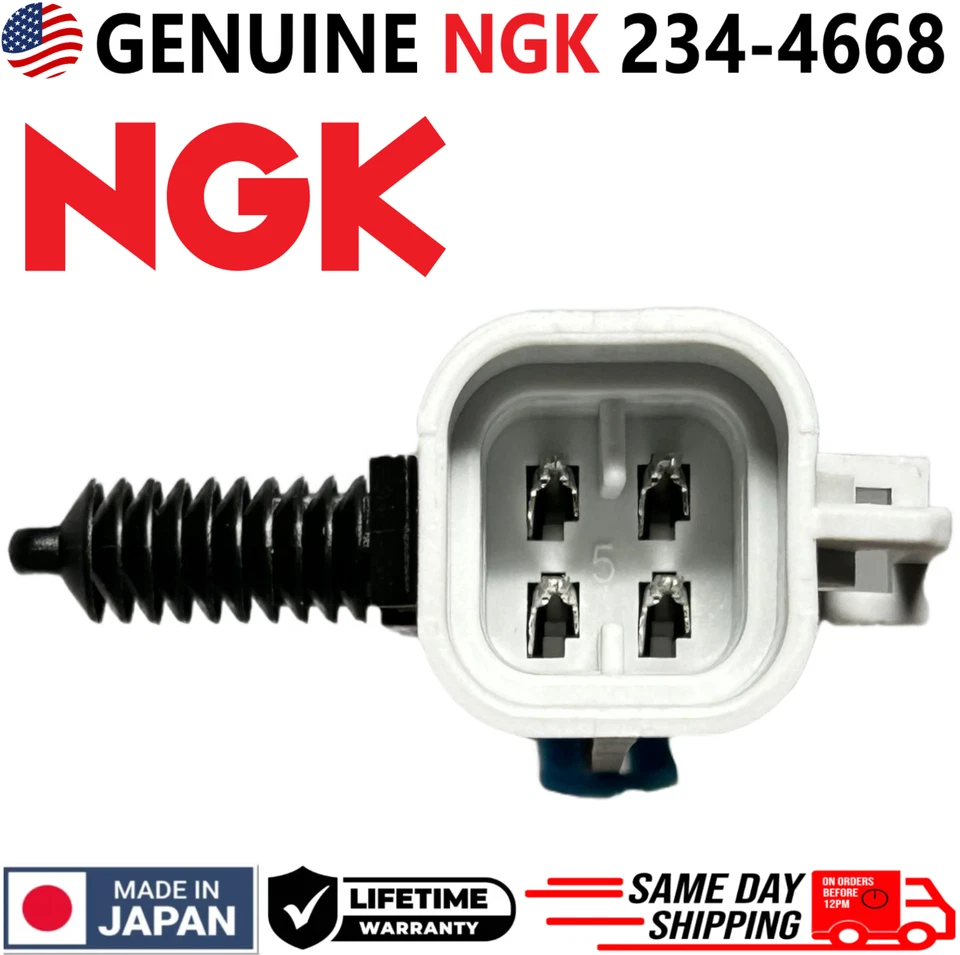 Sensor de oxigênio NGK genuíno para Cadillac Chevrolet GMC 2003-2005 5.3L V8, 234-4668 - Imagem 3 de 4