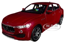 MASERATI LEVANTE RED 1/24-1/27 DIECAST MODEL CAR BY WELLY 24078