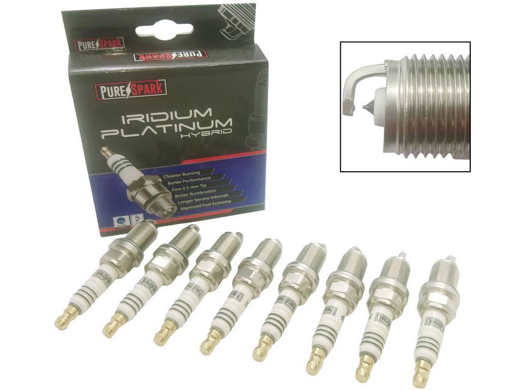 Set of Purespark Iridium Platinum Upgrade Spark Plugs 3275-01 YR  WARRANTY