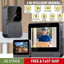 1080P 2.4G Wireless Smart Visual Intercom Video Doorbell Camera Monitor for Home